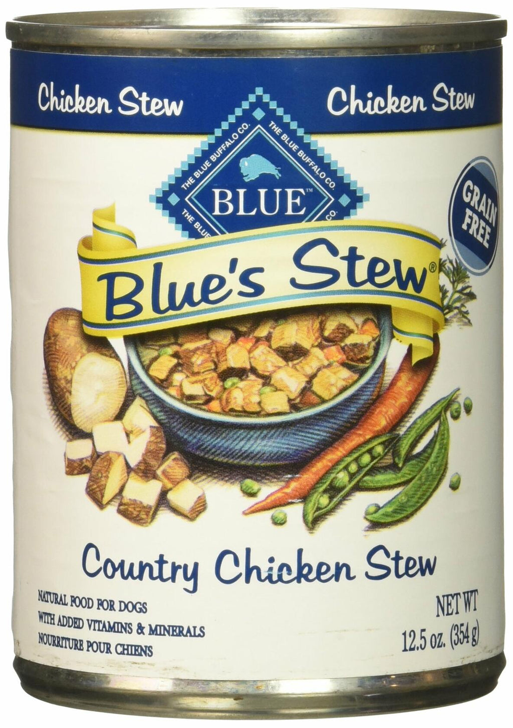 Blue Buffalo Blue's Stew Country Chicken Stew Adult Canned Dog Food 0.88lb